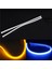 Mavi 30CM Drl Akan LED Şerit Araba Koşu Lambası Angel Eyes LED Tüp Şerit Gündüz Farları Esnek LED (Yurt Dışından) 4