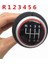Kırmızı R123456 12MM Vites Topuzu Kolu Sopa Audi A3 A4 B6 B7 B8 Ak A5 8t Q5 8r S Hattı Ibiza 6j Seat Leon Golf Mk4 Passat (Yurt Dışından) 1