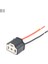 Gümüş Tarzı H1 H3 H H7 H8 H11 Hb H Hb4 Soket Adaptörü Araba Lambası Kablosunun LED Ampul Konnektörü (Yurt Dışından) 3