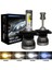 H1 Stili 3000K Pampsee Mini H7 H4 LED Ampul Araba Far H11 H1 H8 H3 H9 Hb3 Hb4 Hi-Lo Işın 72W Lm Otomatik Far Ledk (Yurt Dışından) 2