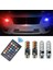 1 Adet Uzaktan Kumanda 2 Adet T10 Rgb W5W LED Canbus Araba Gümrükleme Işıkları Uzaktan Kumanda ile Cob 12SMD Flashstrobe Lamba Kama Okuma Işığı (Yurt Dışından) 2