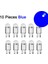 10 Adet Mavi T10 W5W LED Cob Ampul Araba Sinyal Işıkları 5W5 Oto Iç Kubbe Okuma Lambaları Kama Yan Kapı Ampulleri 12V 7500K Beyaz Sarı (Yurt Dışından) 1