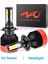 H1 Stili K2 Far Nao H7 LED H4 H11 Hb Hb3 H1 H8 Araba Far Ampülleri Cob Smd 6000K Beyaz 60W 12V H3 H Oto Aksesuarları (Yurt Dışından) 1