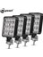 2 Adet 48W Sis Lambası Stili Nlpearl Spot Sel Mini Arabalar Için LED Sis Farları Jeep Suv 4WD 4x4 Suv Kamyon Atv 42W 48W LED Çalışma Işığı Bar Offroad LED Farlar (Yurt Dışından) 5