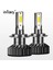 H7 Stili Cob Çip Infitary Canbus H7 H4 LED Araba Ampulleri H1 H11 H3 H13 H27 Hb3 Hbw Lm 6500K Su Geçirmez Otomatik Far (Yurt Dışından) 4