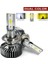 H8 Stili 6000K Lm 4500K 6000K 8000K 3000K Hb3 Hb H3 H1 H8 H7 H4 H11 H Turbo Canbus LED Araba Far Çift Renkli Çip (Yurt Dışından) 5