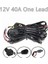 12V Tek Kurşun Stili Auxting Araba LED Işık Çubuğu Tel 3m 12V 40A Kablo Demeti Röle Tezgah Kablo Kiti Sigorta Otomatik Sürüş Offroad LED Çalışma Lambası (Yurt Dışından) 1