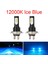 PSX24W Stili Siyah 12000K Mavi 2 Adet H4 H7 H11 H8 H Hb4 H Hb3 Mini Araba Far Ampülleri LED Lamba ile Lm Oto Sis Işığık 8000K (Yurt Dışından) 1