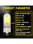 T10 W5W Stili Kehribar 2 Adet Yeni T10 LED Ampul W5W Safir Cob Drive-Free LED Kama Ampul Kubbe Okuma Lambası Ampul Süper Parlak 12V Araba Ampul 6000K (Yurt Dışından) 5