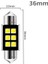 36MM Beyaz Festoon Yüksek Li Süper Parlak LED Ampul C5W Araba Kubbe Işık Canbus Hata Yok Oto Iç Okuma Lambası (Yurt Dışından) 1