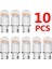 10 Adet Tarzı Kırmızı Araba LED T10 W5W Canbus Cam Cob 6000K Okuma Kubbe Lamba Işaretleyici Kama Plaka Ampul Dc 12V Beyaz Mavi Kırmızı (Yurt Dışından) 3