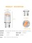 10 Adet Tarzı Kırmızı Araba LED T10 W5W Canbus Cam Cob 6000K Okuma Kubbe Lamba Işaretleyici Kama Plaka Ampul Dc 12V Beyaz Mavi Kırmızı (Yurt Dışından) 5