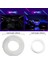 6'sı 1 Arada Stil 6-1 Uygulama ve Uzaktan Kumanda Araba Iç Neon Rgb LED Şerit Işık Bluetooth Uygulaması Kontrolü Dekoratif Işıklar Ortam Atmosfer Pano Lambası 12V (Yurt Dışından) 4
