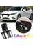No.2 Tarzı Evrensel Oto Susturucu Susturucu Çift Çıkışlı Araba Egzoz Ucu Paslanmaz Çelik Eğimli Haddelenmiş Kenar Blacksilver Anti-Direnç Repai (Yurt Dışından) 4