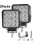 LED Çalışma Işığı 2'li Paket Stili LED Işık Çubuğu Çalışma Işığı 48W Spot Sel Combo Işın Off-Road Işık Çubuğu, Off-Road, Kamyon, Araba, Atv, Suv Için Montaj Braketi ile (Yurt Dışından) 1