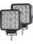 LED Çalışma Işığı 2'li Paket Stili LED Işık Çubuğu Çalışma Işığı 48W Spot Sel Combo Işın Off-Road Işık Çubuğu, Off-Road, Kamyon, Araba, Atv, Suv Için Montaj Braketi ile (Yurt Dışından) 2