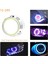 Sarı Stil 110 mm 2 Adet Angel Eyes LED Oto Halo Halka Işık Araba Ampüller Cob Far Drl Gündüz Çalışan Işık Araba Styling Dekoratif Işıklar (Yurt Dışından) 2
