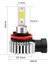 H3 Stili M5 4 Taraflı 8000K Yeni Mini LED Turbo Araba Farları H7 H4 H11 H1 H8 H Hb Hb Sis Farları Lambası Oto Ampuller 80W Lm 12V 24V Moto (Yurt Dışından) 4