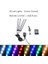 48LED USB Uzaktan Araba Dekorasyon Işığı Iç Atmosfer Işığı Rgb USB Kablosuz Uzaktan Müzik Kontrollü Çoklu Modlu LED Şerit Işığı (Yurt Dışından) 2