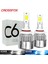 H3 Stili 8000K Crossfox Oto Ampuller Lamba LED H7 H4 H11 H1 H3 H Hb3 Hb4 H LED 6000K 8000K Araba Farları Işık (Yurt Dışından) 2