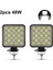 2 Adet 48W Sis Lambası Stili Nlpearl LED Işık Çubuğu 42W 48W Mini LED Çalışma Işığı Spot 12V 24V Offroad LED Bar Offroad Jeep Kamyon 4x4 4WD Araba Suv Atv (Yurt Dışından) 1