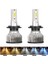 H10 Stili 8000K Beyaz Mavi Mini Cob LED H4 Araba Far H7 H1 LED H3 H8 H9 H11 Hir Hb Hb Canbuk Oto Sis Lambası Turbo Ampuller 12V 24V (Yurt Dışından) 3