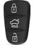 3 Düğme Keyyou Yedek 3 Düğme Lastik Pedi Anahtar Kabuk Hyundai IX35 I30 Accent Kia K2 K5 Rio Flip Uzaktan Araba Anahtarlık Kılıf Kapak (Yurt Dışından) 3