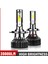 H9 Stili 6500K Muxall Lm 6000K 4500K 8000K Hb3 Hb4 H1 H8 H7 H4 H11 H9 LED Far Süper Parlak Cob Chıp Araba Sis Ampul 12V (Yurt Dışından) 3