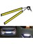 2 Parça Tarzı Beyaz Evrensel 17CM Araba LED Işık Çubuğu Şerit Koçanı Gündüz Çalışan Dış Işıklar Oto Su Geçirmez Araba Styling Drl Barra LED Lamba 12V (Yurt Dışından) 3