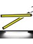 2 Parça Tarzı Beyaz Evrensel 17CM Araba LED Işık Çubuğu Şerit Koçanı Gündüz Çalışan Dış Işıklar Oto Su Geçirmez Araba Styling Drl Barra LED Lamba 12V (Yurt Dışından) 5