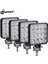 2 Adet 42W Sis Lambası Stili Nlpearl Araba LED Çalışma Işık Çubuğu Spot LED Bar Offroad 12V 24V LED Işık Çubuğu Kamyon Off Road 4x4 4WD Suv Atv LED Sis Lambası (Yurt Dışından) 2