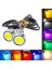 Kırmızı 2 Adet Yeni 18 mm Araba Kartal Göz Gümüş Kabuk Drl LED Gündüz Farları LED 12 V Yedekleme Geri Park Sinyali Otomobiller Lambası (Yurt Dışından) 5