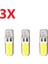 6500K Tarzı 3 Parça Lot Silikon Jel Cob LED Araba Işık 12V T10 W5W Kama Yan Park Okuma Ampul Sinyal Lambası Gümrükleme Kapı Işığı 12 Smd Chi (Yurt Dışından) 1