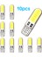 6500K Tarzı 3 Parça Lot Silikon Jel Cob LED Araba Işık 12V T10 W5W Kama Yan Park Okuma Ampul Sinyal Lambası Gümrükleme Kapı Işığı 12 Smd Chi (Yurt Dışından) 2