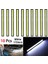 Beyaz Et Araba Styling Çalışma Işıkları 12V Cob LED Drl Sürüş Gündüz Çalışan Işık Şeridi Cob LED Drl Çubuk Çizgili Panel 17CM (Yurt Dışından) 1