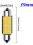 Saf Beyaz Tarzı 39 mm Festoon C5W C10W C3W Süper Parlak LED Ampul Araba Kubbe Işık Canbus Oto Iç Okuma Lambası Sıcak Beyaz (Yurt Dışından) 1