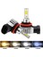 H8 Stili 6000K W Lm Araba LED Far Ampülleri H11 H Hb Hb3 H4 H7 H9 H1 Uzun Far Ampul Sis Lambası D9 Için Mini Far Kiti (Yurt Dışından) 2