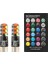 Bir Set Rgb Ampul 2020 LED W5W T10 Rgb Gümrükleme Işığı Yeni Evrensel Araba Rgb Cob 12SMDS Uzaktan Kumandalı Renkli Çok Modlu Araba Ampulleri (Yurt Dışından) 2