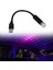 1 Adet Bir Araba USB Ortam Işığı Mini LED Mood Lambası Neon Atmosfer Lambası Renkli Evrensel Iç Ampul Tatil Partisi Karaoke Dekor Işık (Yurt Dışından) 4
