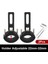 2 Adet 22-32MM Tarzı Motosiklet Far Montaj Braketi Ayarlanabilir Tampon Montaj Kelepçesi LED Işık Braketi Tutucu Desteği Phare Moto (Yurt Dışından) 1