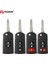 3bt Küçük Set Stili Yıqıxın Düğmeler Uzaktan Anahtar Kutu Fob Kabuk Flip Katlanır Mazda X5 Cx5 Cx7 Cx9 Rx8 ile Kesilmemiş Bıçak Anahtar Kafa (Yurt Dışından) 2