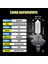 H11B Stili Sıcak Beyaz Ruıandsıon 2x H8B H9B H11B 35W Araba Halojen Far Sürüş Işığı 4300K ​​sarı Otomatik Motosiklet Filament Ampul Motosiklet Far (Yurt Dışından) 5