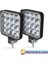 Lavanta Tarzı Yeni LED Işık Çubuğu 48W LED Bar 16BARRA Kare Spot Off Road LED Çalışma Işığı 12V 24V 27W Araba Kamyon 4x4 4WD Araba Suv Atv (Yurt Dışından) 3