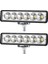2 Adet Stil Lightbar 18W 6ınch Otomatik LED Çalışma Işığı Bölmeleri Tek Sıralı Spot Sürüş Işığı Sis Lambası Tekne Işığı Atv Araba Kamyon Off Road (Yurt Dışından) 1