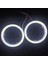 Pc Kapak Stili ile 70 mm LED Angel Eyes Ampul Halo Halka Lamba Araba Gündüz Çalışan Işık Drl Sis Lambası DC12V Şekillendirici Işık Dekoratif Işıklar mm (Yurt Dışından) 3