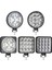 1 Adet 27W Flaş Yuvarlak Stil LED Işık Çubuğu 27W 42W 48W LED Bar 16BARRA Kare Spot Offroad LED Çalışma Işığı 12V 24V Araba Kamyon 4x4 4WD Araba Suv Atv (Yurt Dışından) 2