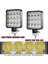 1 Adet 27W Flaş Yuvarlak Stil LED Işık Çubuğu 27W 42W 48W LED Bar 16BARRA Kare Spot Offroad LED Çalışma Işığı 12V 24V Araba Kamyon 4x4 4WD Araba Suv Atv (Yurt Dışından) 4