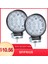 LED 24V Kamyon Tarzı 2 Adet Çalışma Işığı Yuvarlak 140W LED Çalışma Işığı Spot Lamba Offroad Kamyon Mtz Focos LED 12V Traktör Tekne 24V 9000LM Spot Işın Lambası (Yurt Dışından) 2