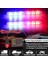 Mavi 4*3 LED Strobe Polis Işıkları Araba Acil Izgara Uyarı Lambası 12V Araba Motosiklet Itfaiyeci Ambulans Flaşör Fso El Feneri (Yurt Dışından) 3