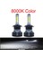 H8 Stili 2 Taraf 8000K K Lm 8000K H7 H LED Araba Farları Ampuller Oto Hb Hb4 H8 H9 H11 Ampul Turbo Farlar 12V 24V (Yurt Dışından) 1